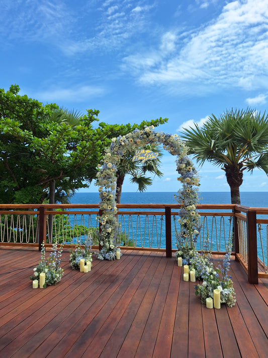 Flower Arch at The Commune
