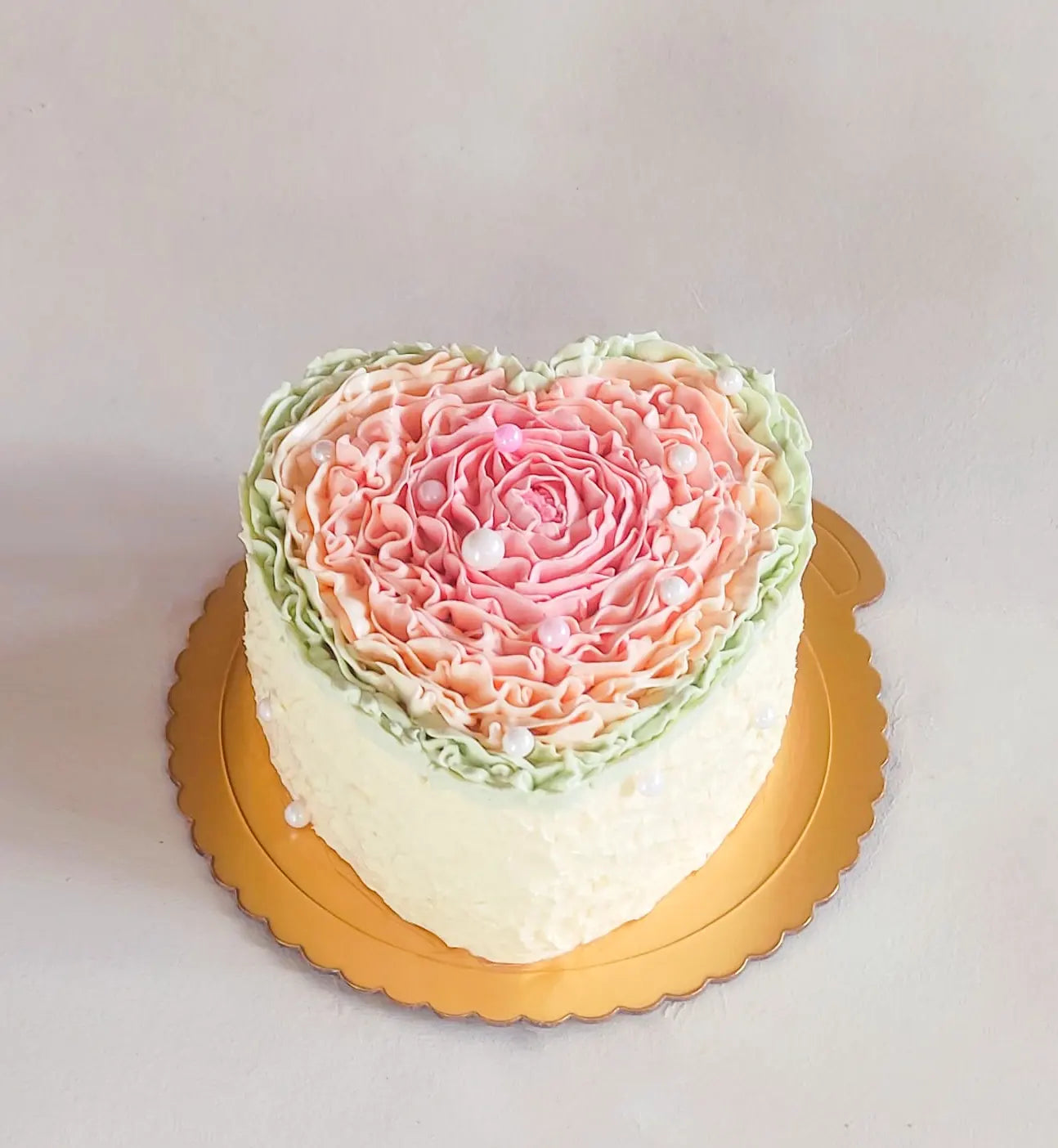 Heart Petal Cake