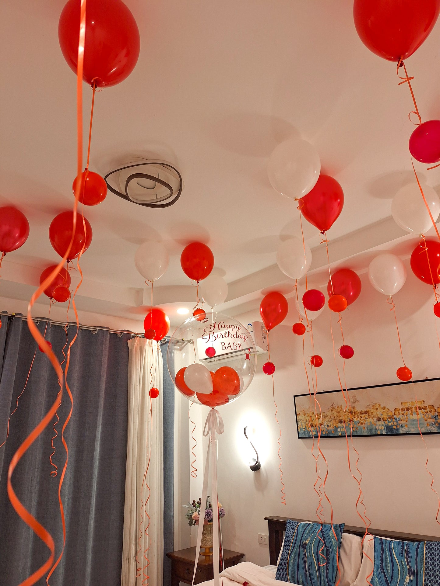24" Bubble Balloon Room Decor Set